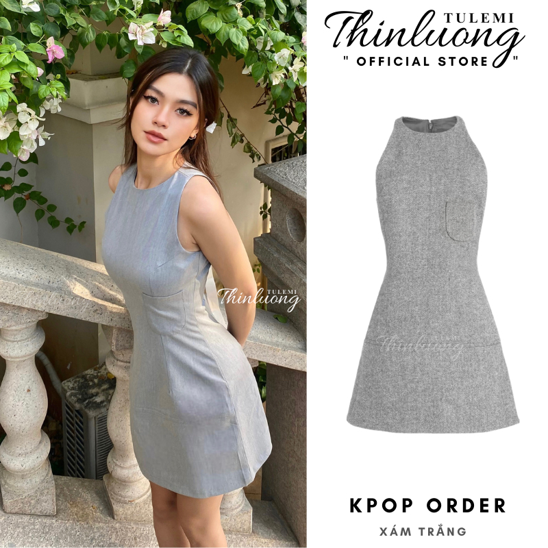 Mặc đầm body màu xám trắng có dễ bị lộ khuyết điểm không?