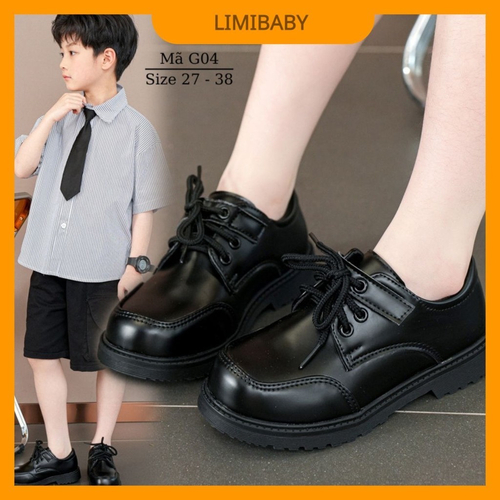 Làm thế nào để chọn giày da đen cho bé trai đi học mà không bị đau chân?