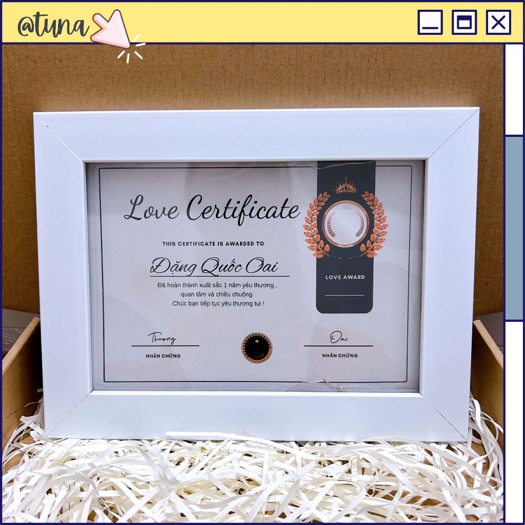 Làm thế nào để tạo một chứng chỉ tình yêu thật sự đặc biệt và ý nghĩa cho bạn trai/bạn gái?